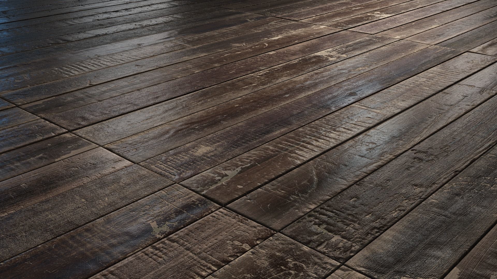 BabaParquet - PBR version Low-poly 3D model_4