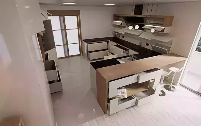 Kitchen Complete Set - Kitchen Furniture