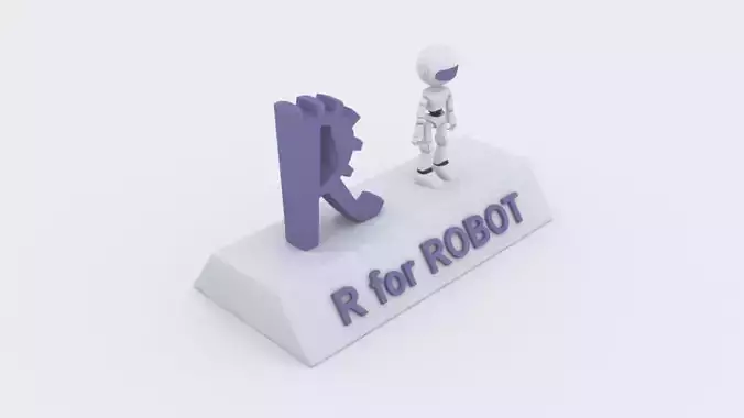 R for Robot 3D print model