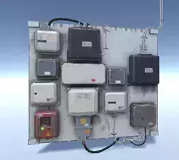 Electrical fuse board - power outlet system