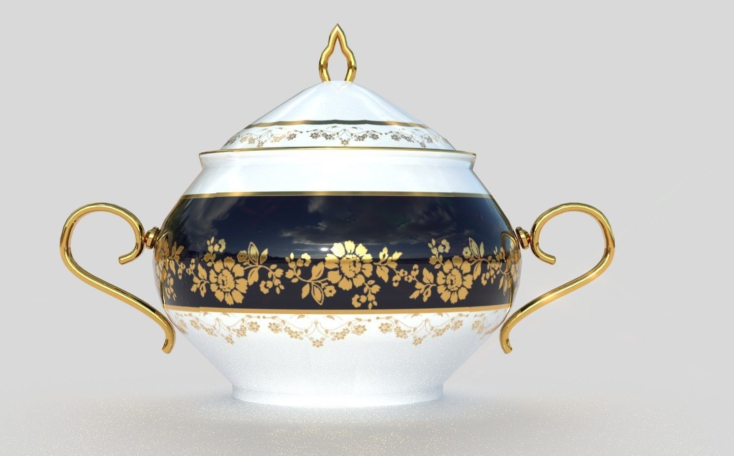 TEA SERVICE 3D model_3