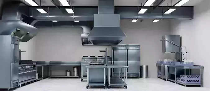 Commercial Kitchen 3D 