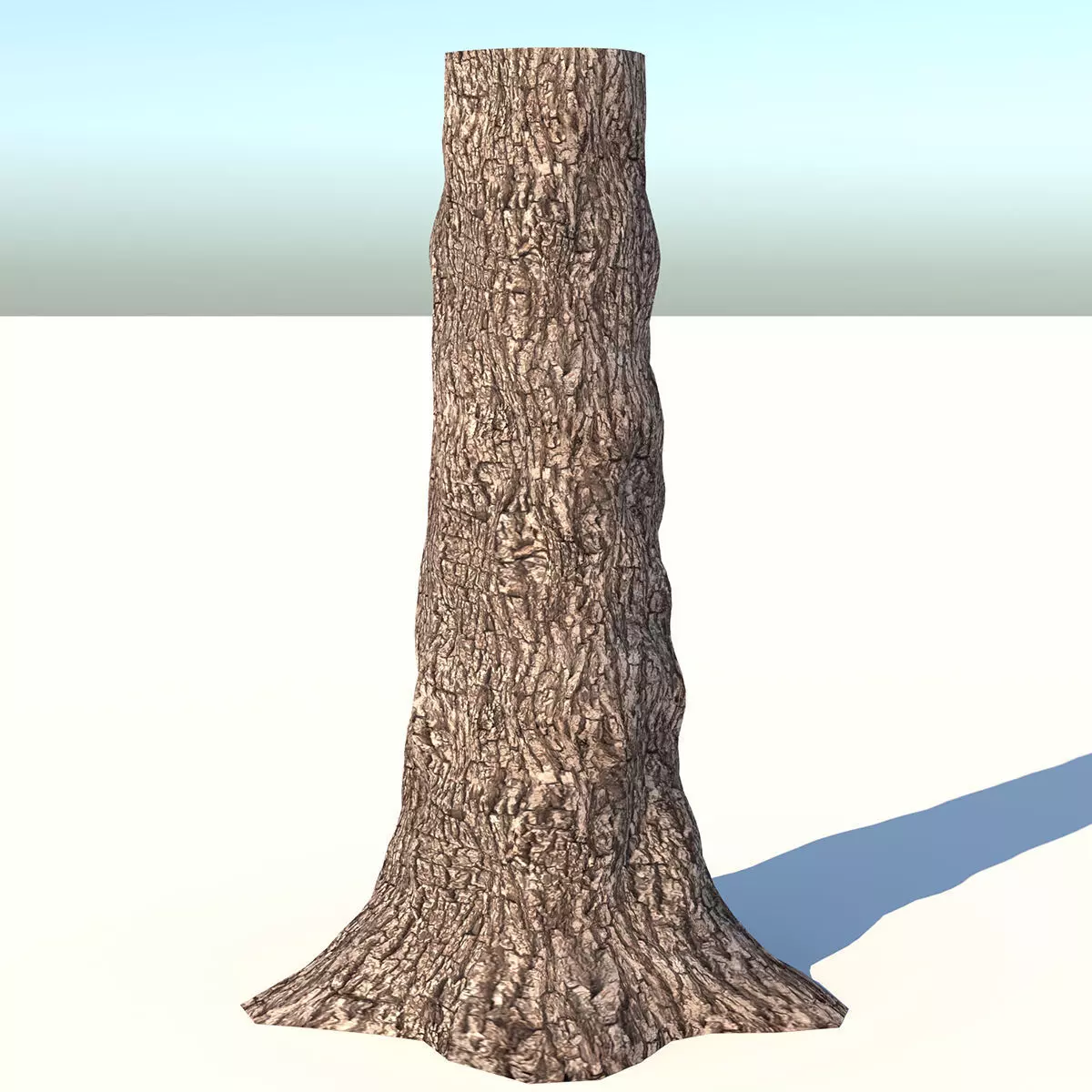 Tree Billet  Low-poly 3D model_0