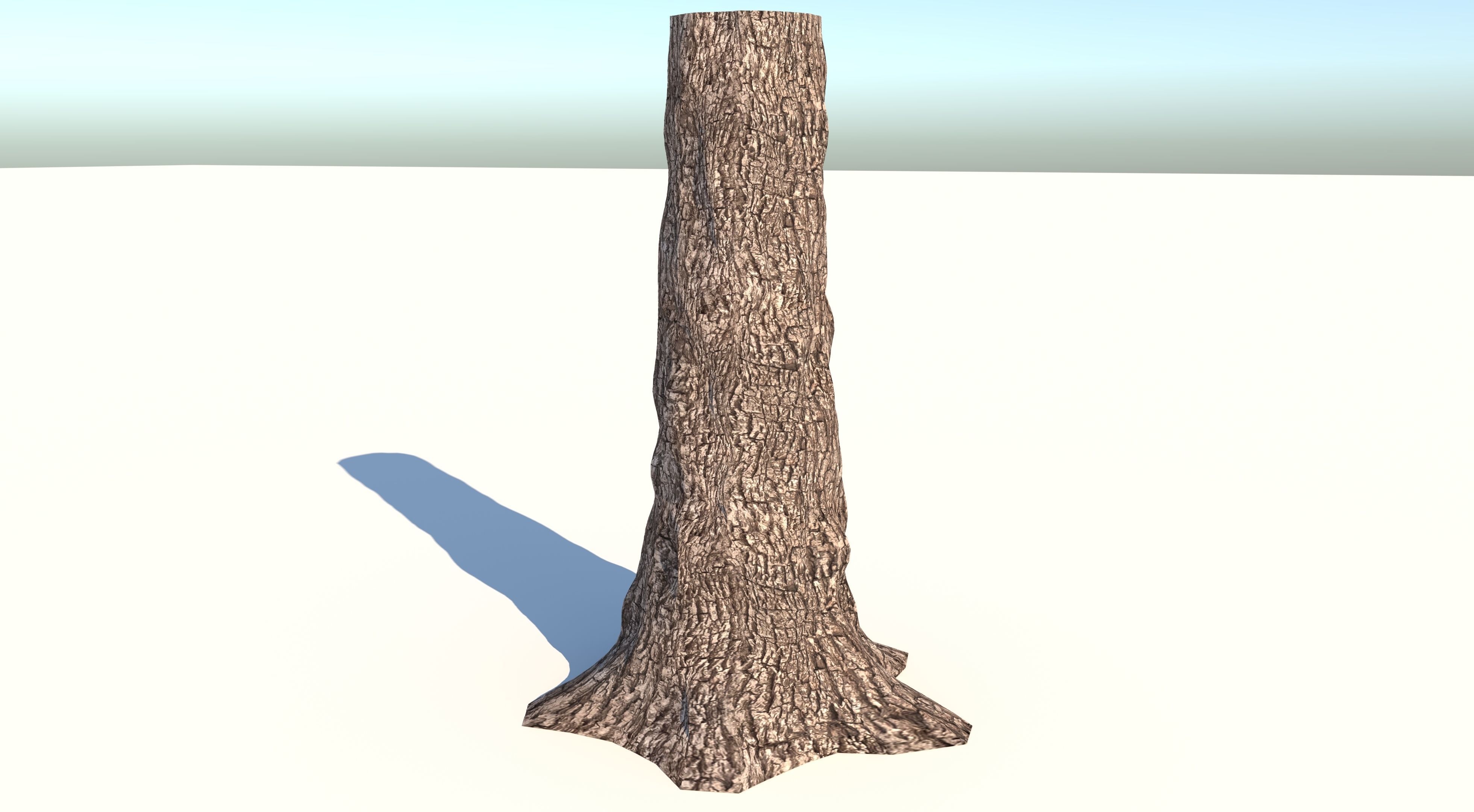 Tree Billet  Low-poly 3D model_4