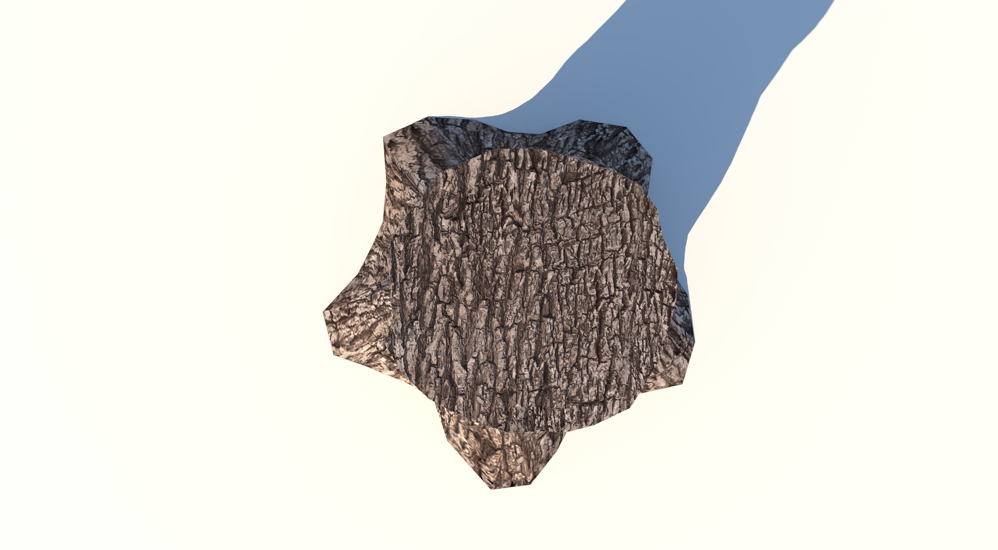 Tree Billet  Low-poly 3D model_8