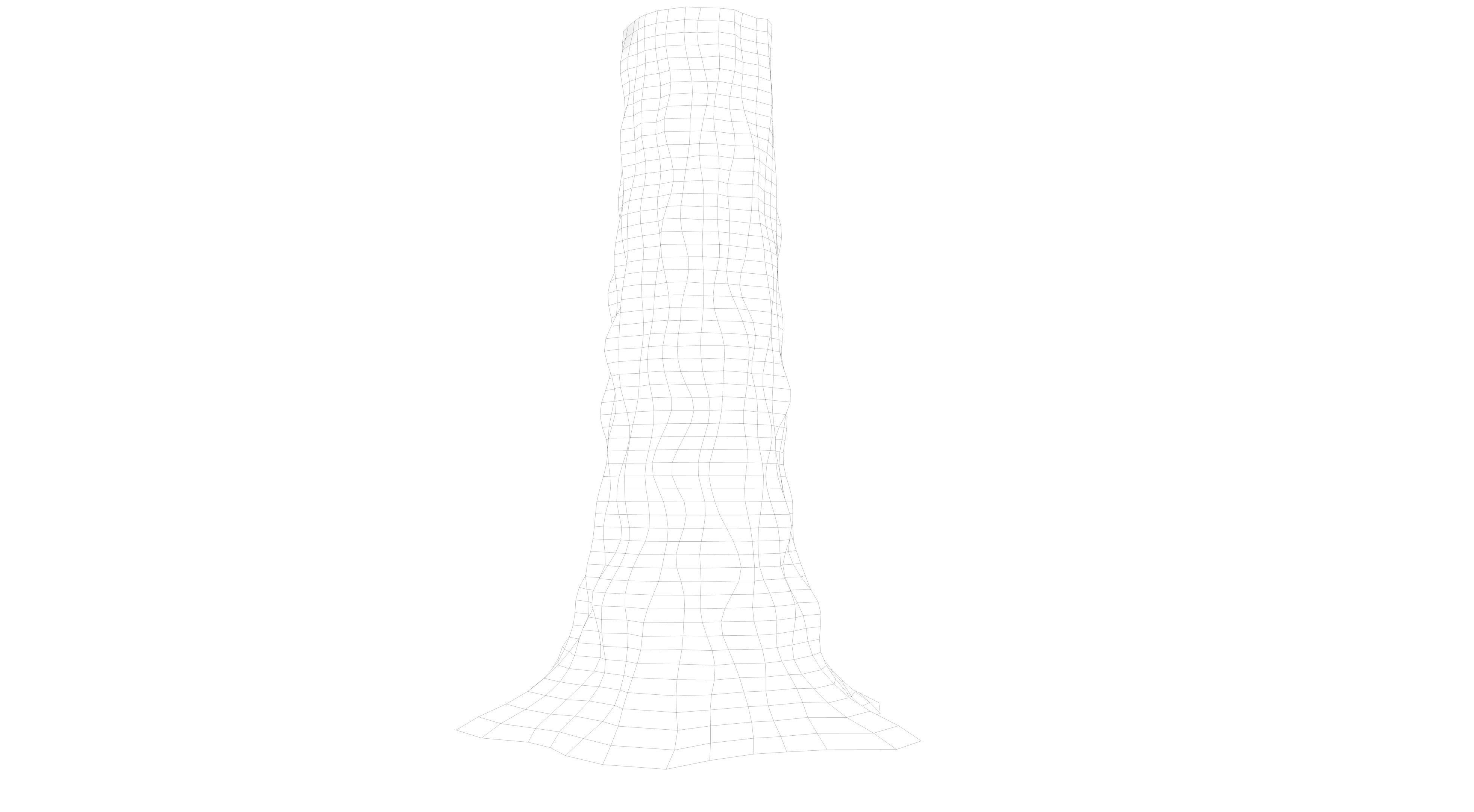 Tree Billet  Low-poly 3D model_9