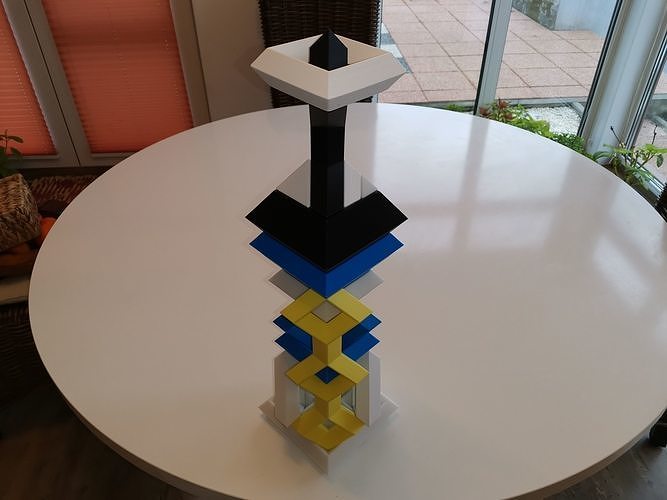 Pyramids building kit 3D print model