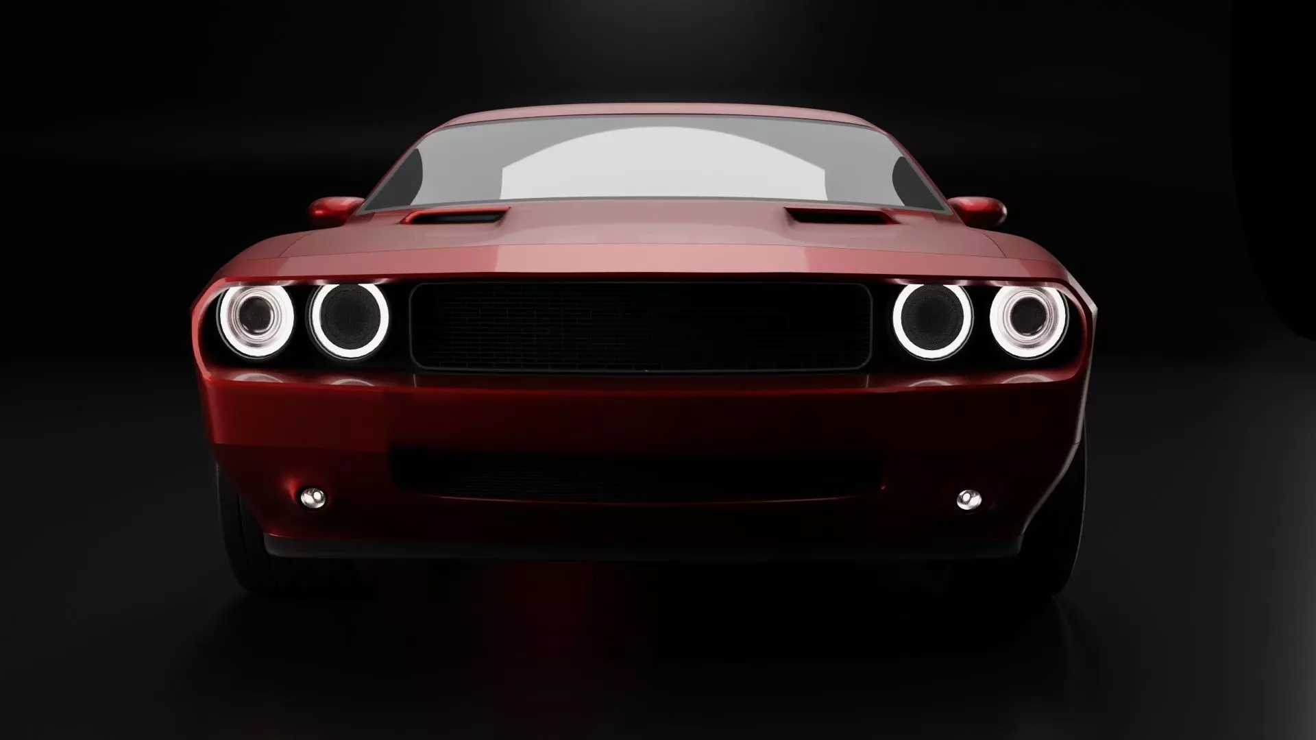 Dodge Challenger 3D model_0