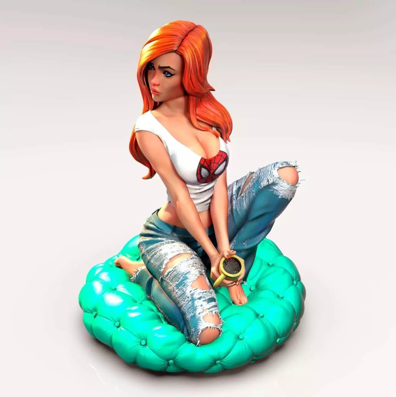 Mary Jane Parker 3D print model_0