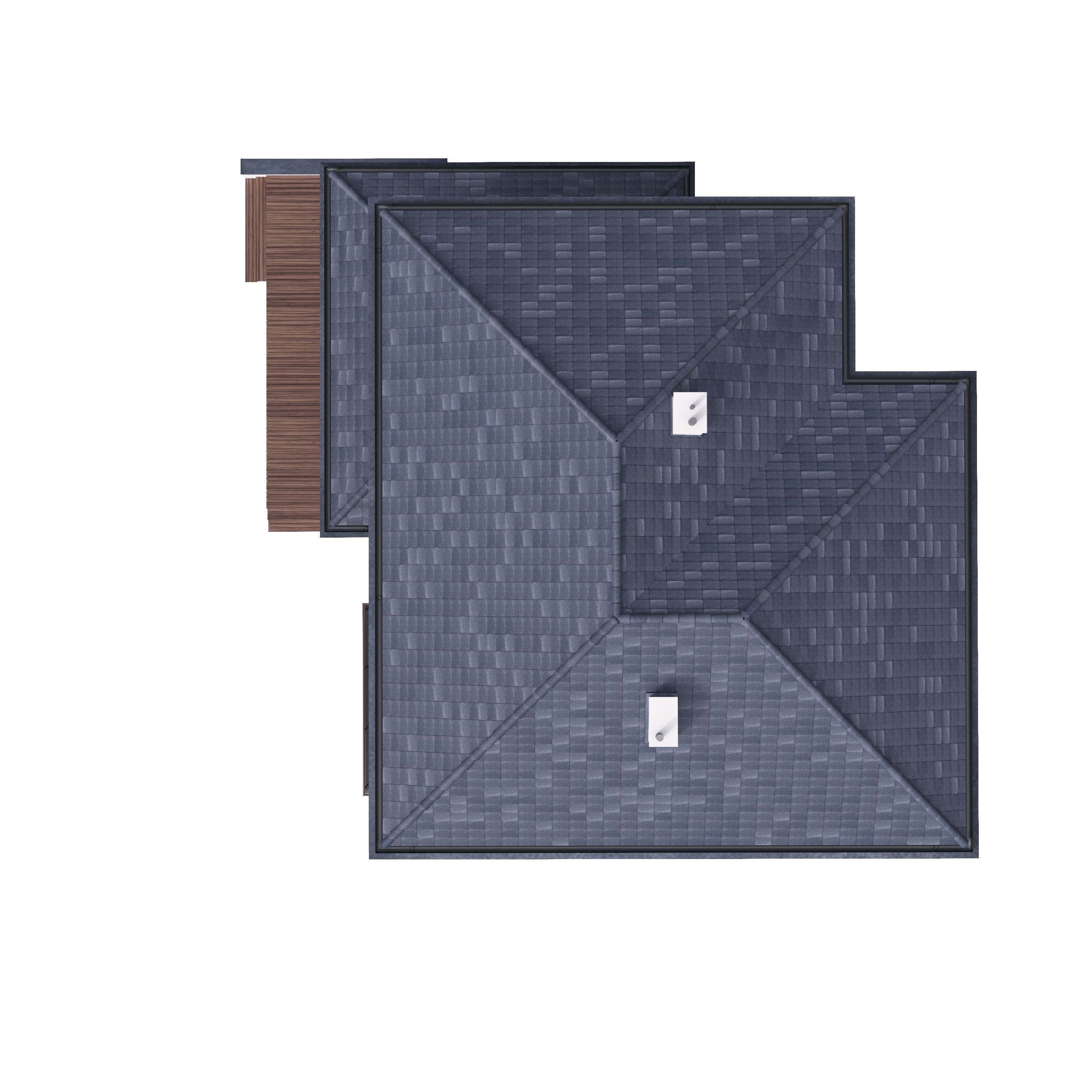 Villa 02 House Cottage 3D model_20