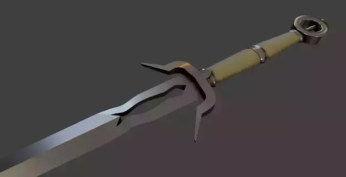 Zireael Ciri Witcher 3 Sword  3D print model