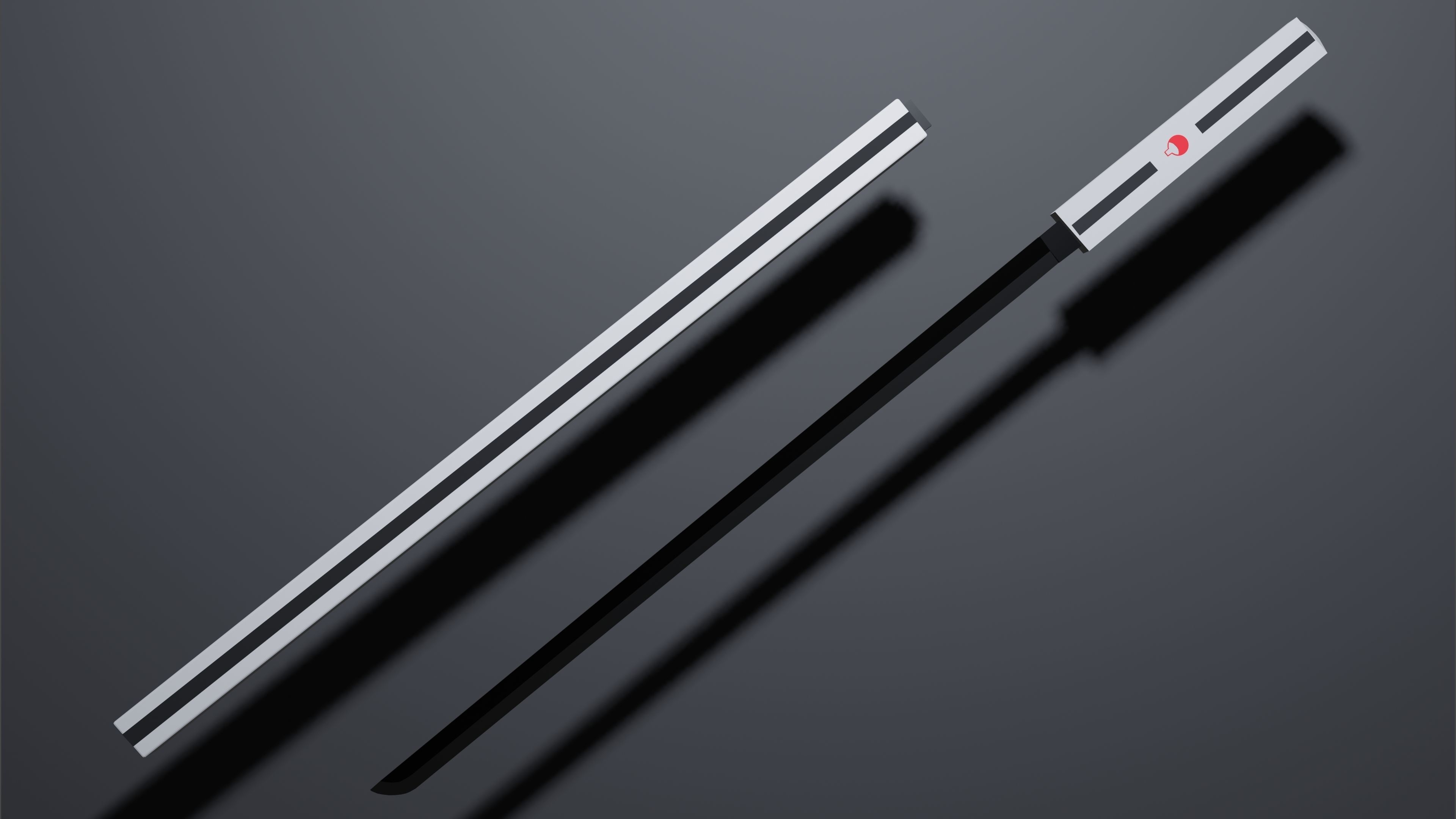 Sasuke Katana 3D model_1