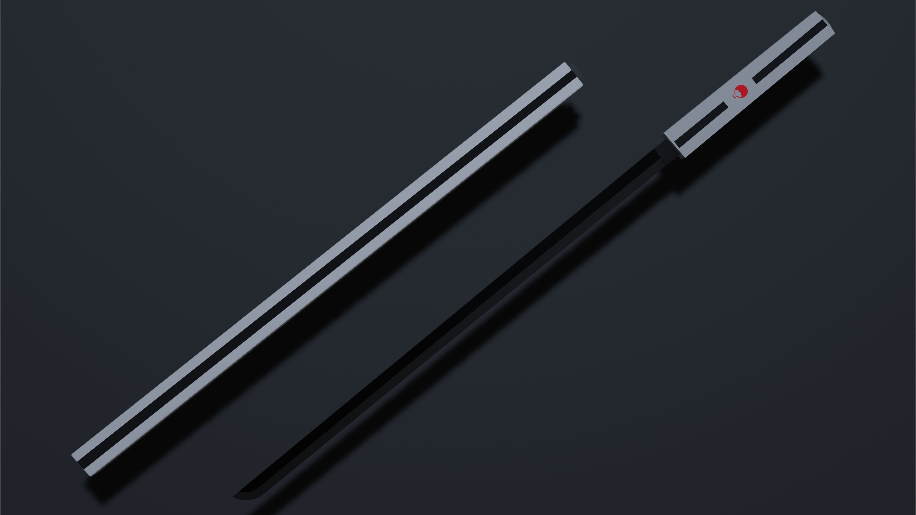 Sasuke Katana 3D model_2