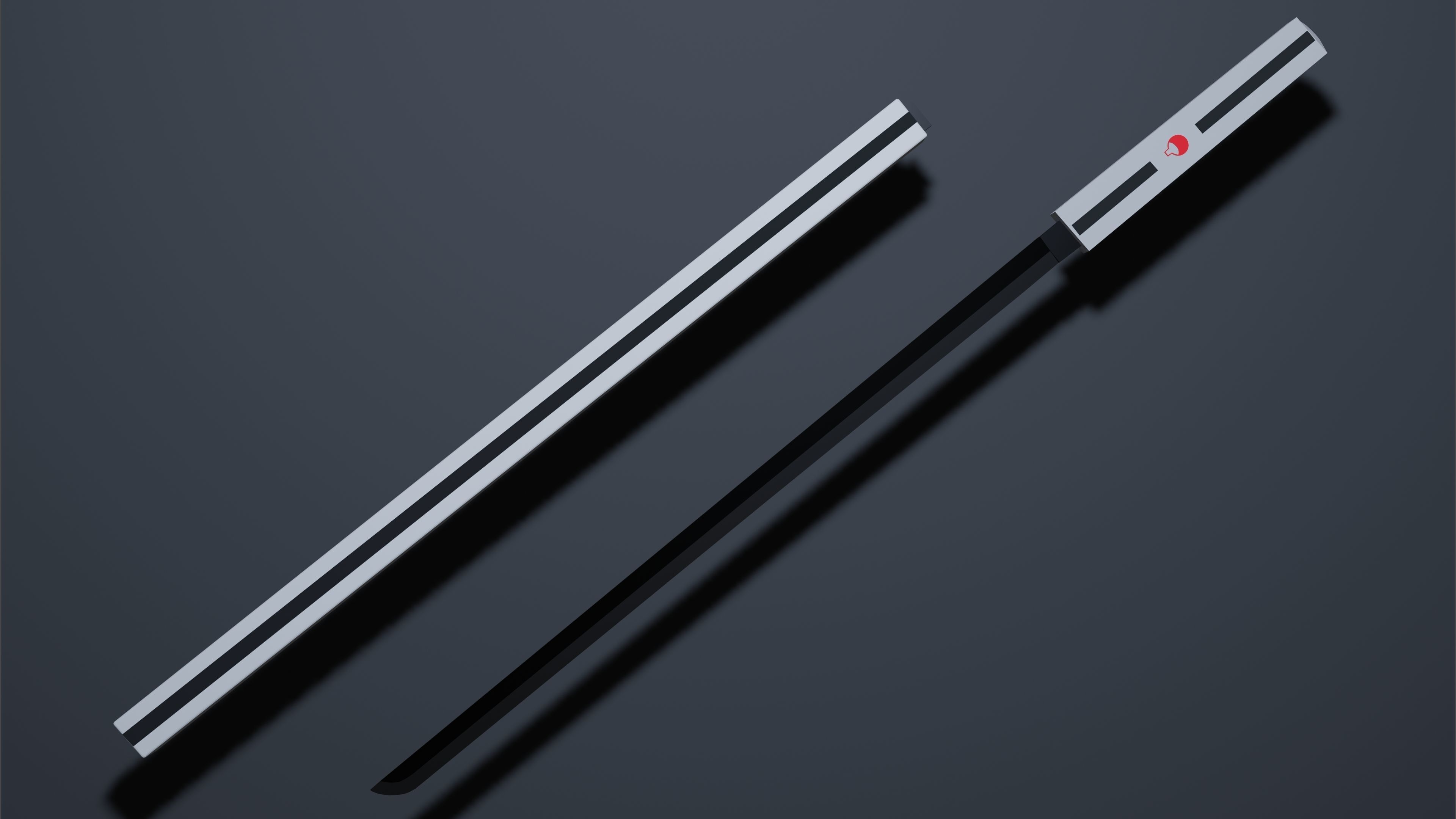 Sasuke Katana 3D model_3
