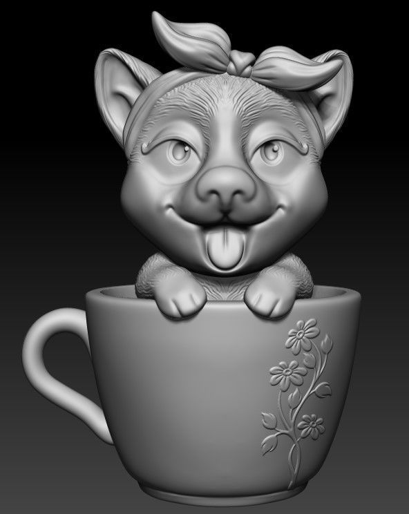 PACK DOGS 3D model_5