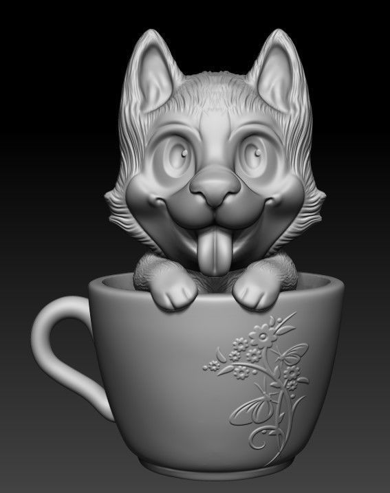 PACK DOGS 3D model_6