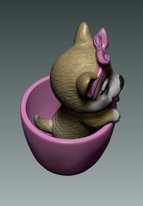 PACK DOGS 3D model_4