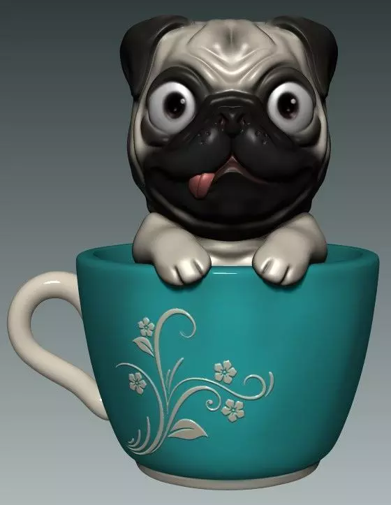 PACK DOGS 3D model_0