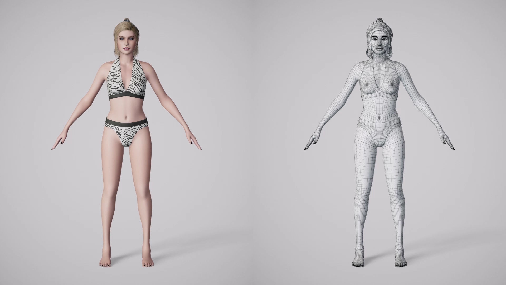 Imogen - Female Character Base Mesh Version 1 - Updated Low-poly 3D model_20