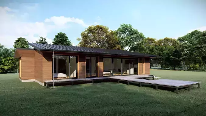 HPL Oak House - Single Story Residential Building