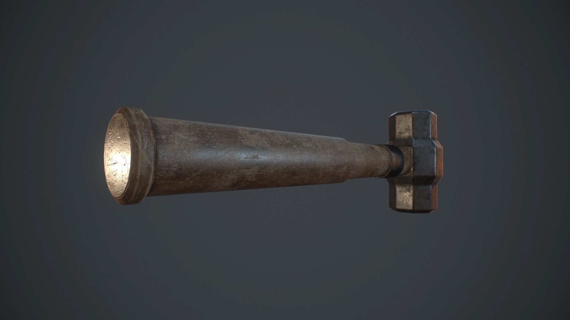 Set of blacksmith hammers Free low-poly 3D model_19