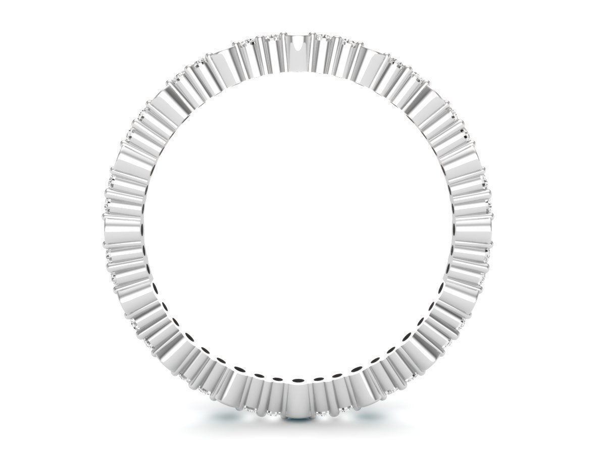 Diamond ring for woman 3D print model_13