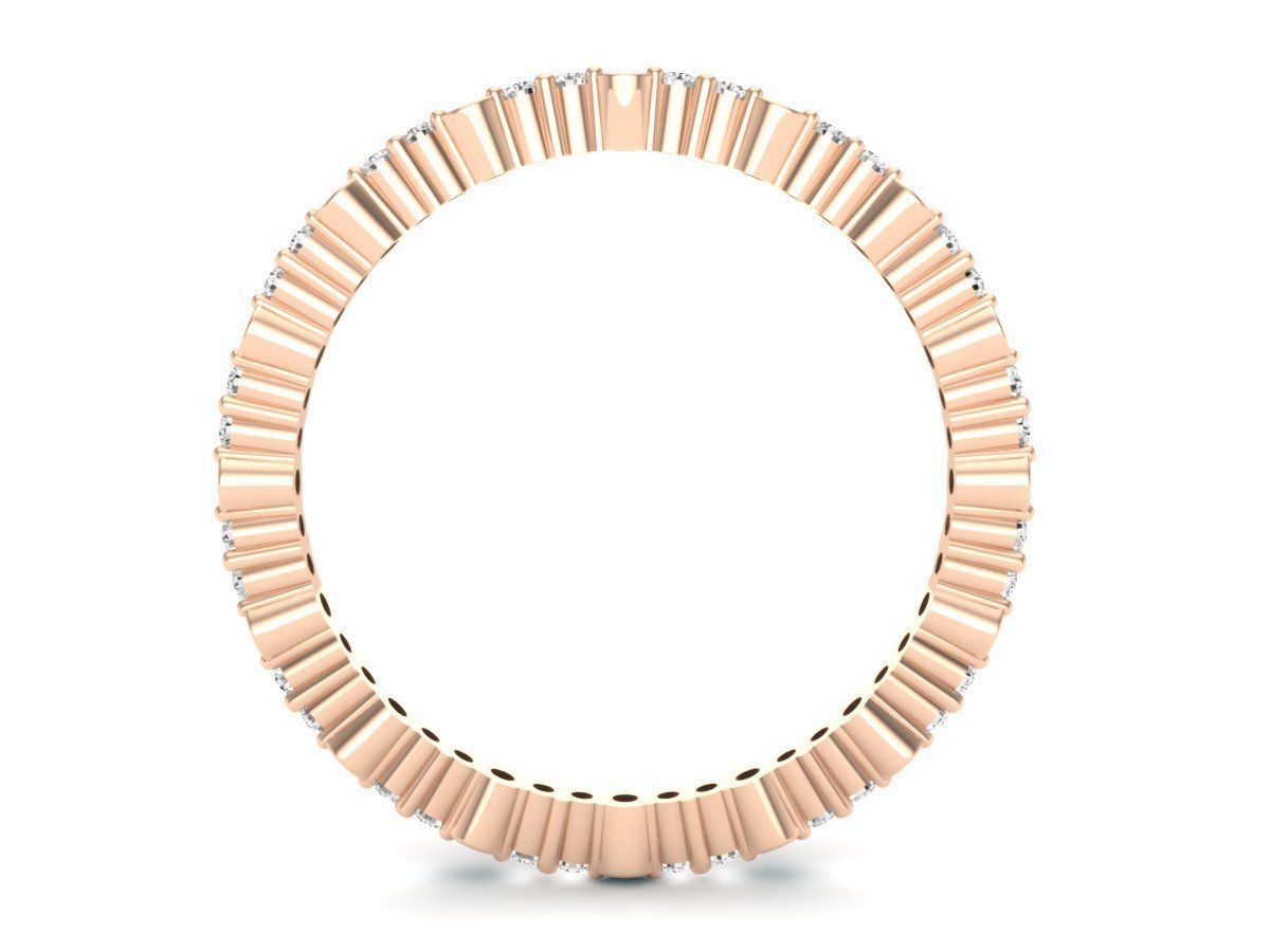 Diamond ring for woman 3D print model_14