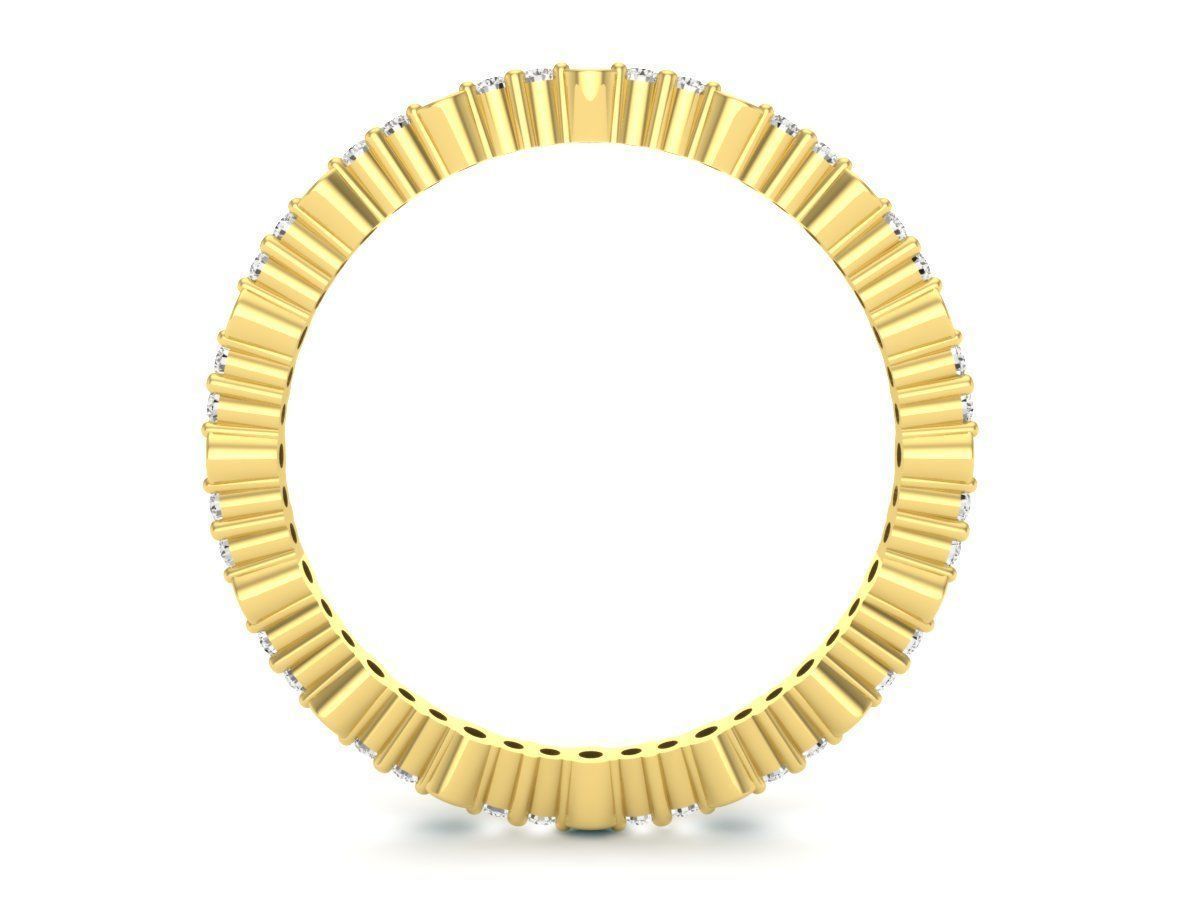 Diamond ring for woman 3D print model_15