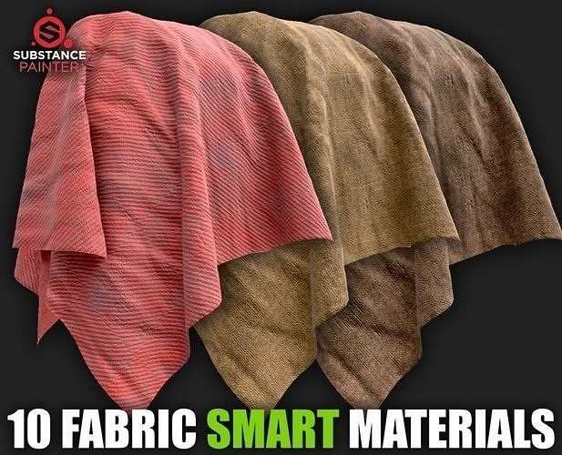 Fabric Smart Materials for Substance Painter Texture