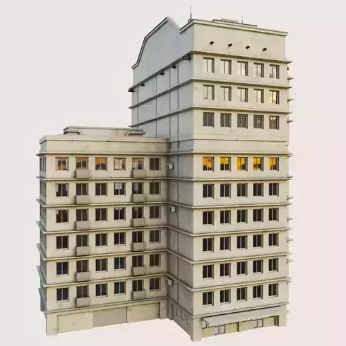 Building Skyscraper City Town Downtown Office Space Work Street
