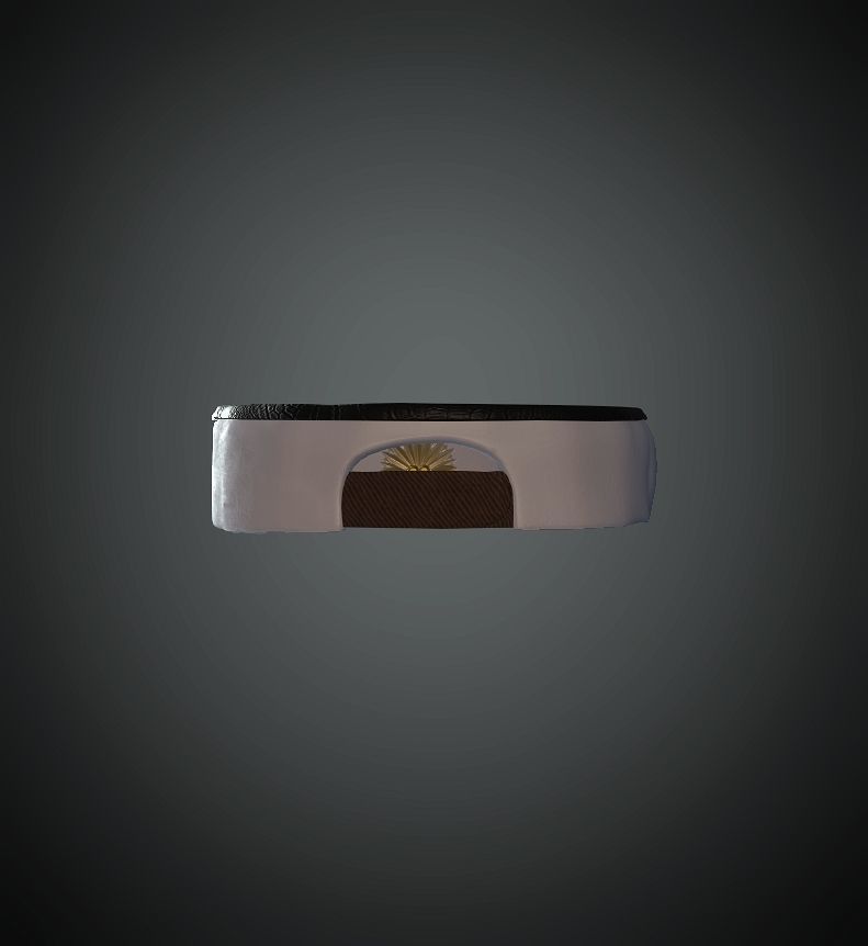 Sports Fashion - Tennis hat  Low-poly 3D model_4