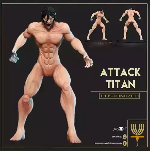 Attack on Titan - Attack Titan 3D Model