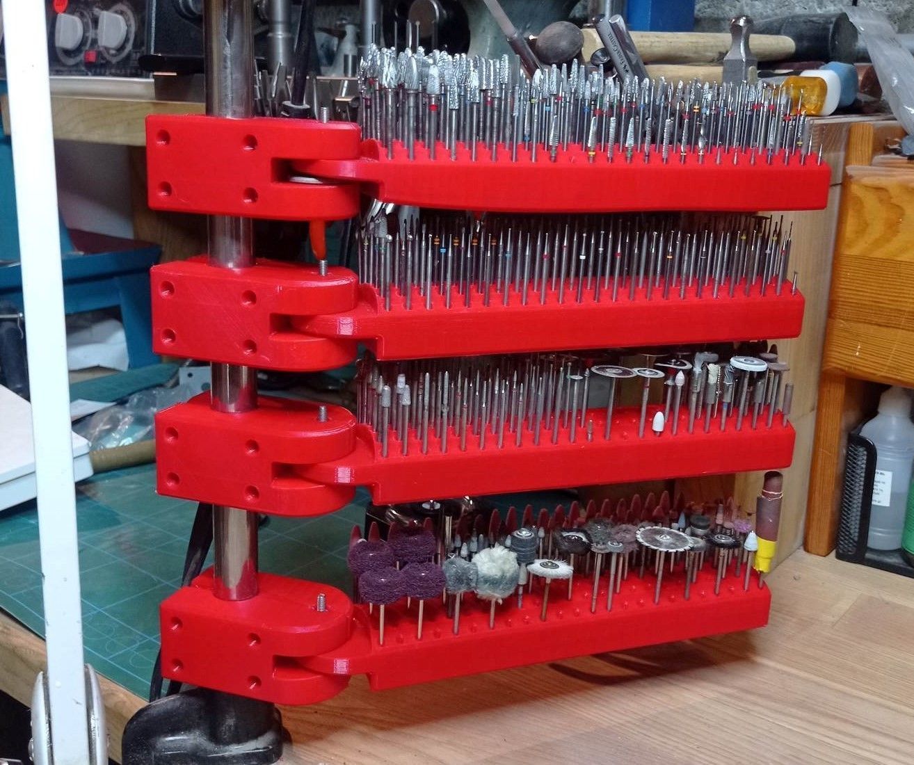 Bit Holder Stand 3D print model_1