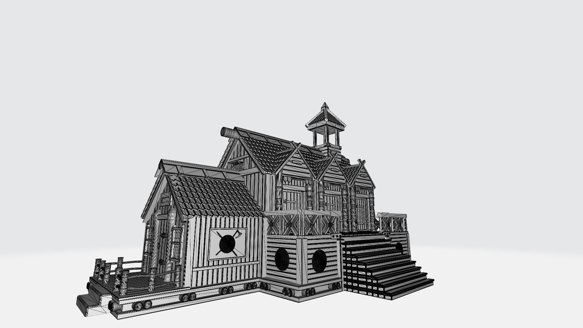 House of vikings 3D print model_3