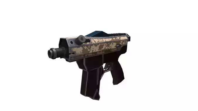 Futuristic machine pistol