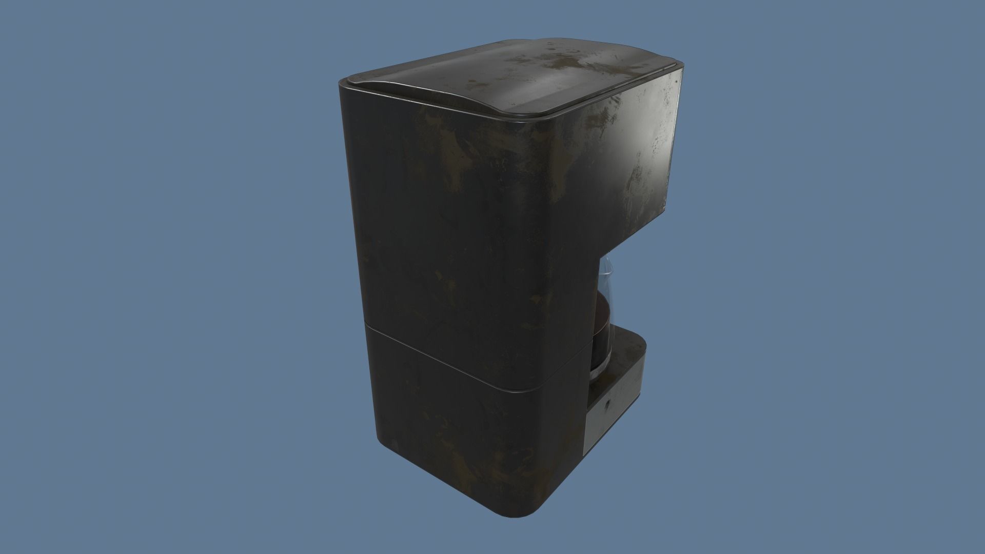 Coffee Maker Low-poly 3D model_5