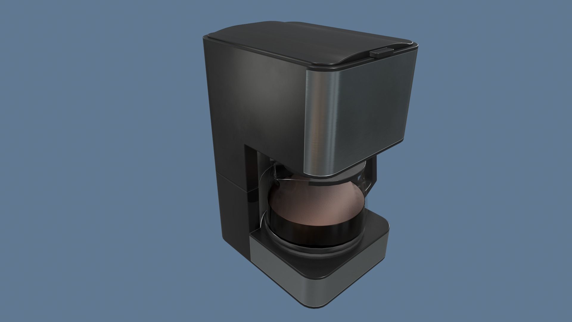 Coffee Maker Low-poly 3D model_4