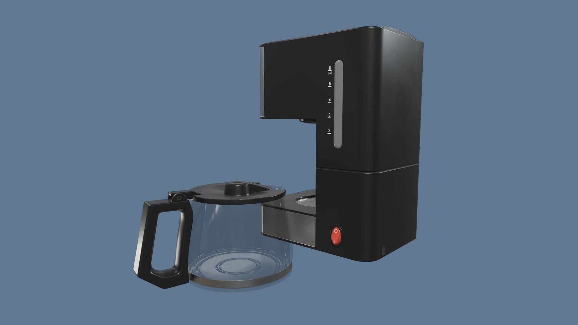 Coffee Maker Low-poly 3D model_10
