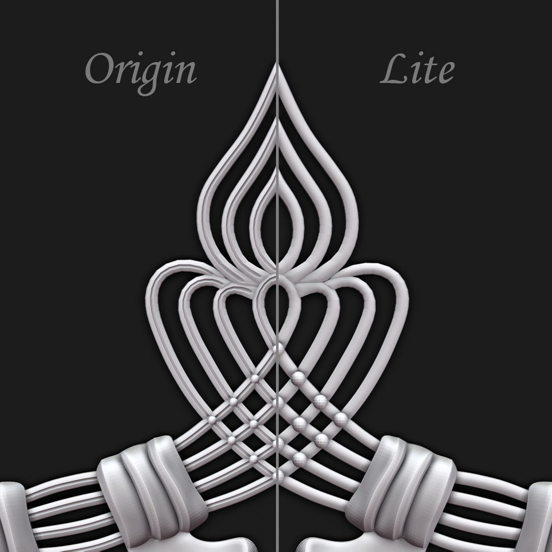Ornamental frame 3D print model_12