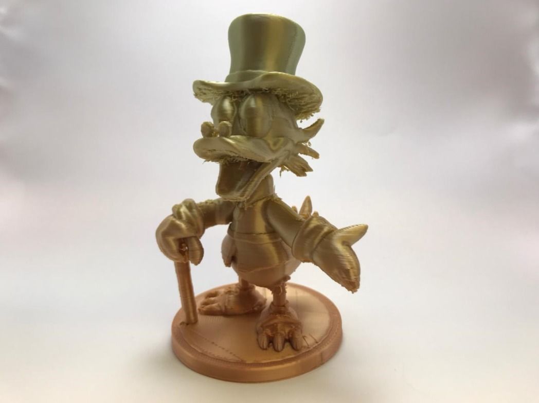 Scrooge McDuck Sculture and ZBrush Timelapse 3D print model_4