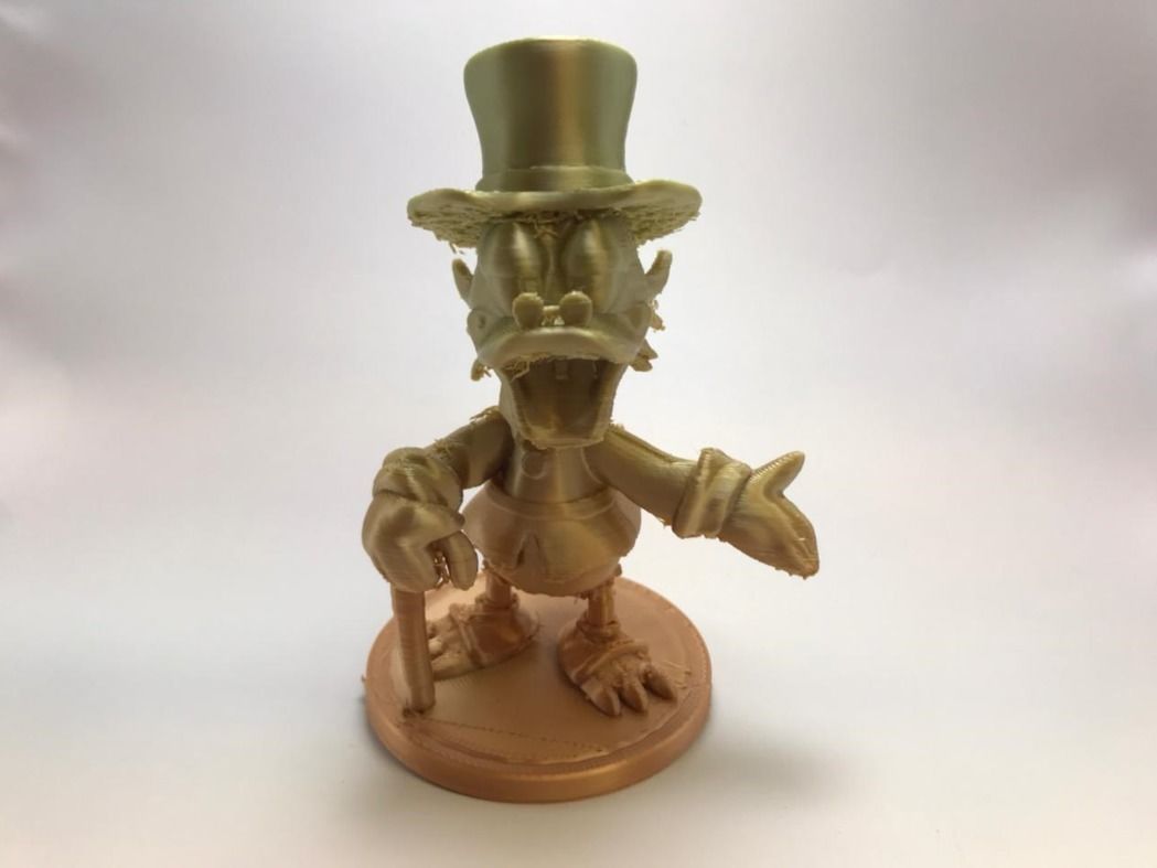 Scrooge McDuck Sculture and ZBrush Timelapse 3D print model_11