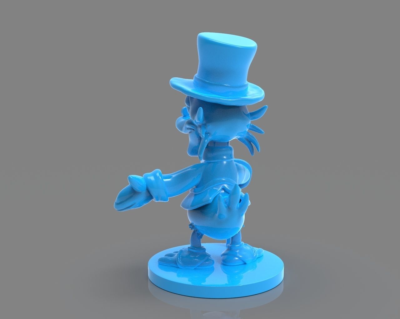 Scrooge McDuck Sculture and ZBrush Timelapse 3D print model_6