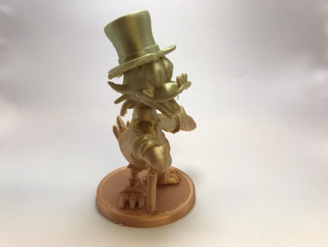 Scrooge McDuck Sculture and ZBrush Timelapse 3D print model_10