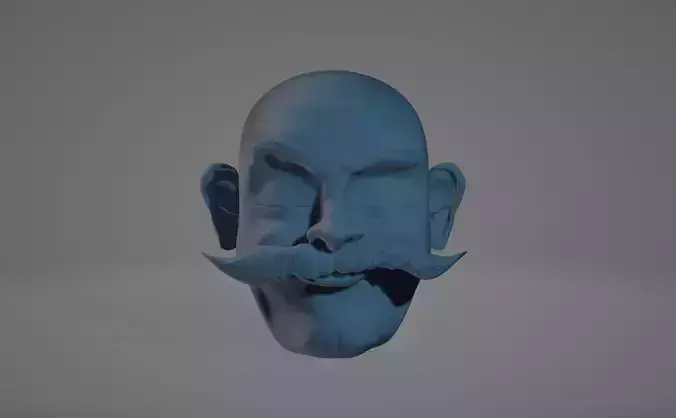 Old Zen Man 3D model