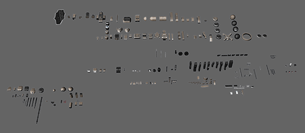 Creation kit and Mecha 3D model_5