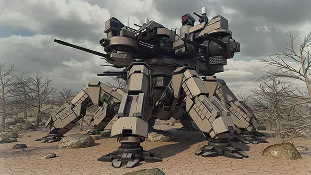 Creation kit and Mecha 3D model_0