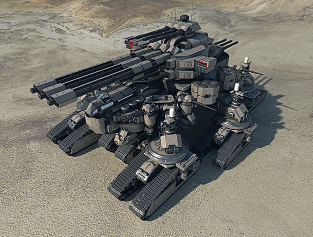 Creation kit and Mecha 3D model_4