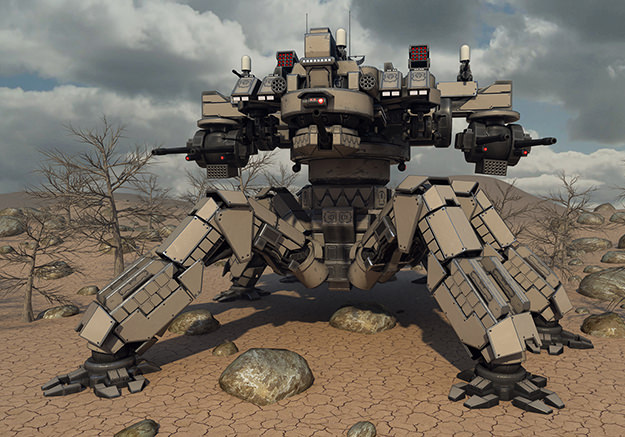 Creation kit and Mecha 3D model_3