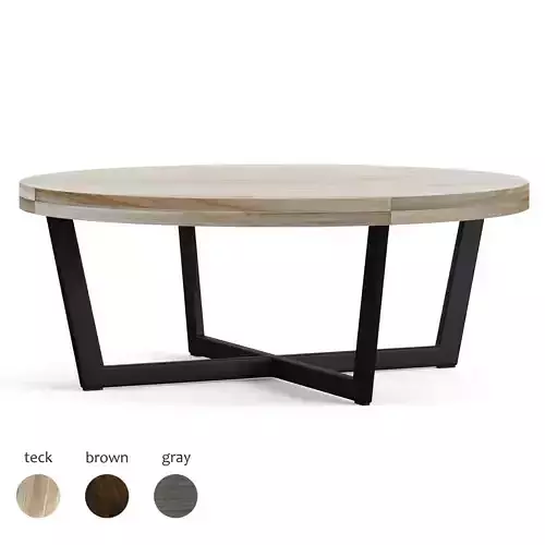 TOBA table Low-poly 3D model