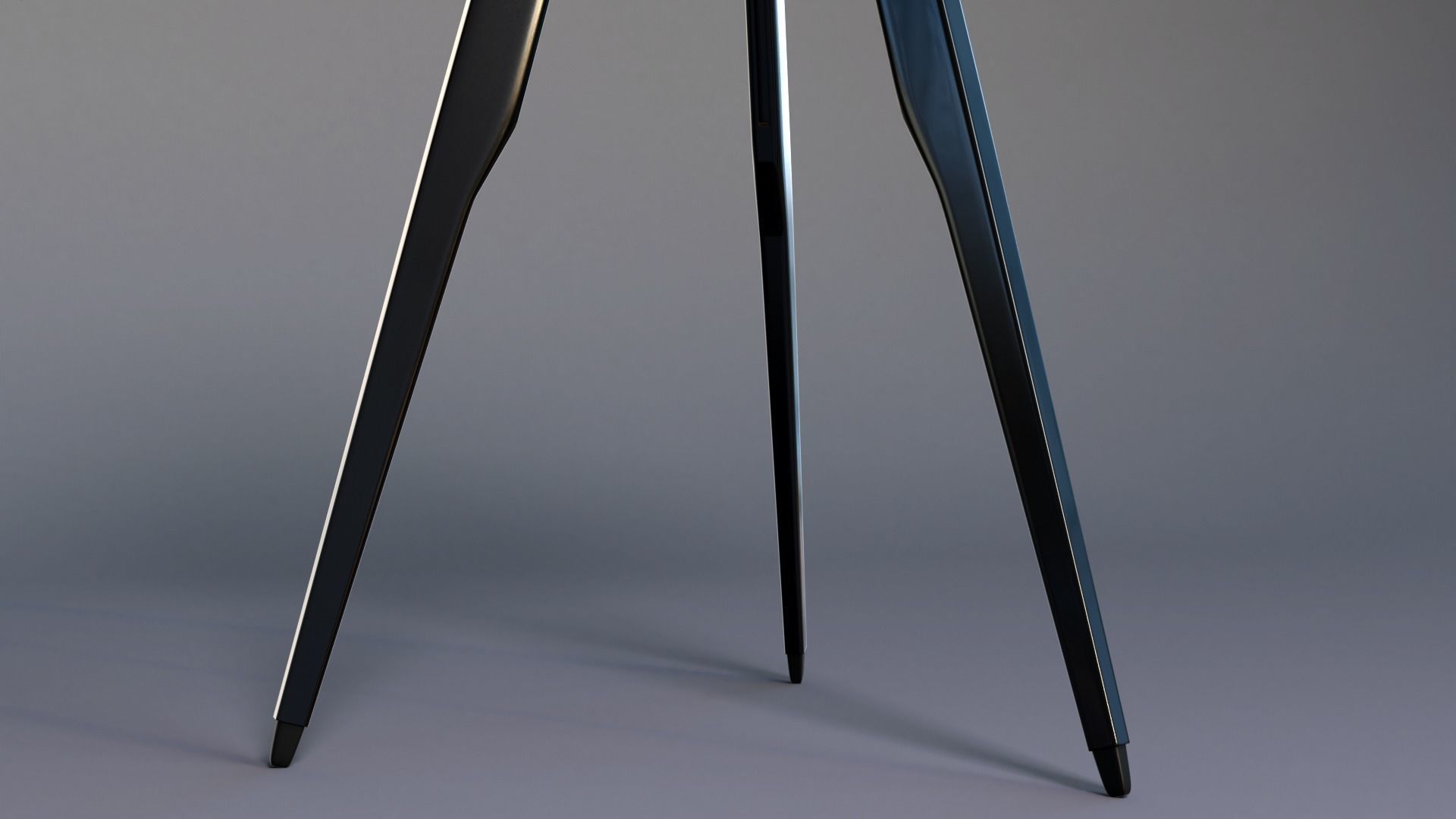 Tripod Black Abajur 3D model_3